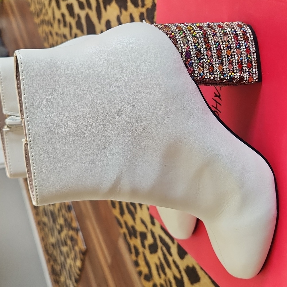 Betsey Johnson Jeweled Heel Bootie - Picture 4 of 13